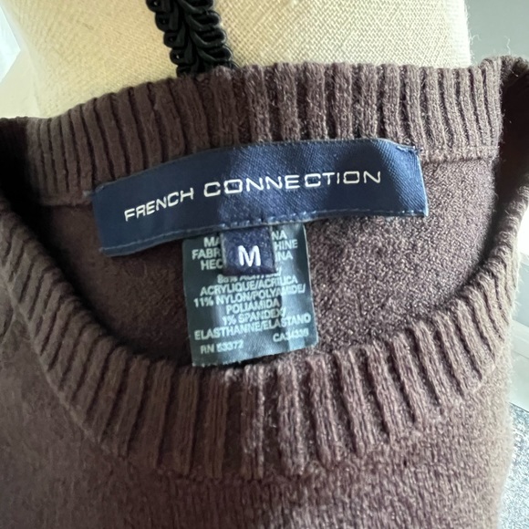 French Connection brown sweater - Picture 3 of 3